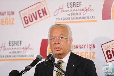 Eşref Hamamcıoğlu Galatasaray başkanlığına resmen aday oldu! İşte listesi