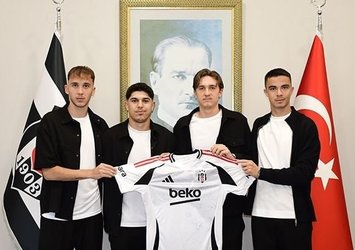 Beşiktaş'ta 4 imza birden!