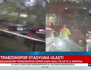 Trabzonspor kafilesi stadyuma ulaştı