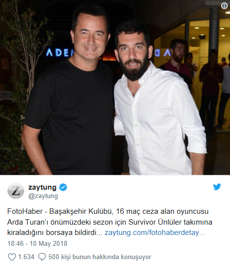 Arda Turan’a 16 maçlık cezanın ardından sosyal medya yıkıldı