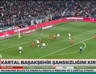 Kartal Başakşehir şanssızlığını kırdı