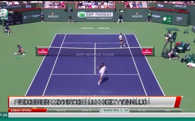 Federer 2018'de ilk kez yenildi