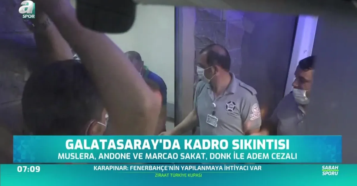 Galatasaray'da kadro sıkıntısı