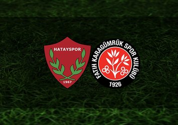 Hatayspor - F.Karagümrük | CANLI