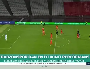 Trabzonspor'dan en iyi ikinci performans