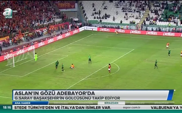Aslan'ın gözü Adebayor'da