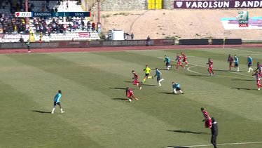 Bandırmaspor Sivasspor maçında Lokman Gör kırmızı kart gördü | Ziraat Türkiye Kupası