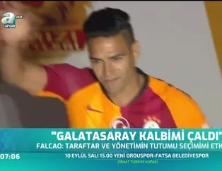 Falcao: Galatasaray kalbimi çaldı