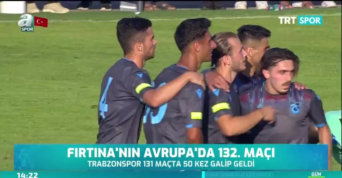 Trabzonspor'un Avrupa'da 132. maçı