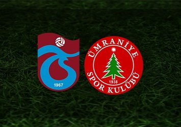 Trabzonspor-Ümraniyespor maçı CANLI