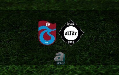 TRABZONSPOR - ALTAY MAÇI CANLI İZLE | Trabzonspor - Altay maçı hangi kanalda, saat kaçta başlayacak? İşte muhtemel 11’ler...