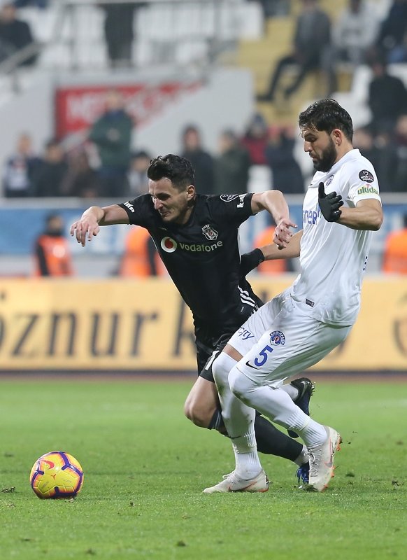 Kasımpaşa - Beşiktaş maçından kareler