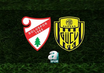 Boluspor-MKE Ankaragücü maçı saat kaçta?