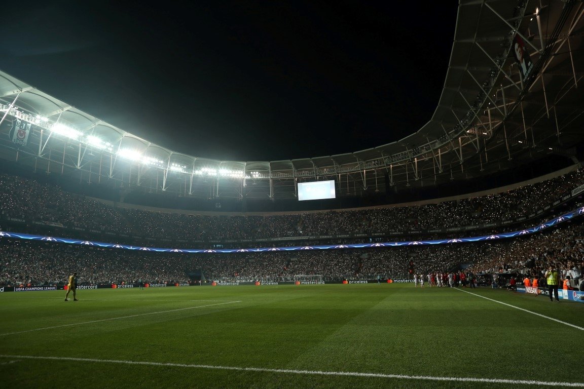 Beşiktaş-Leipzig karşılaşmasından kareler