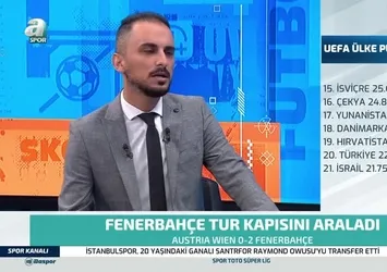 Austria Wien-Fenerbahçe maçı sonrası flaş açıklamalar!