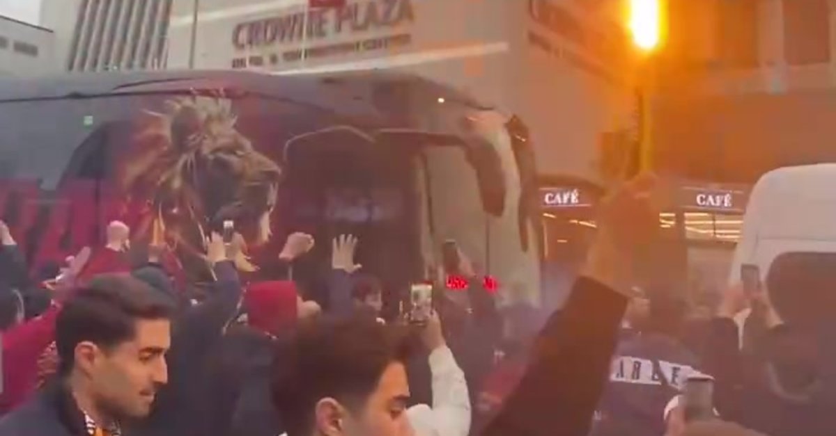 Galatasaray kafilesi stadyuma hareket etti!