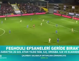 Sofiane Feghouli efsaneleri geride bıraktı
