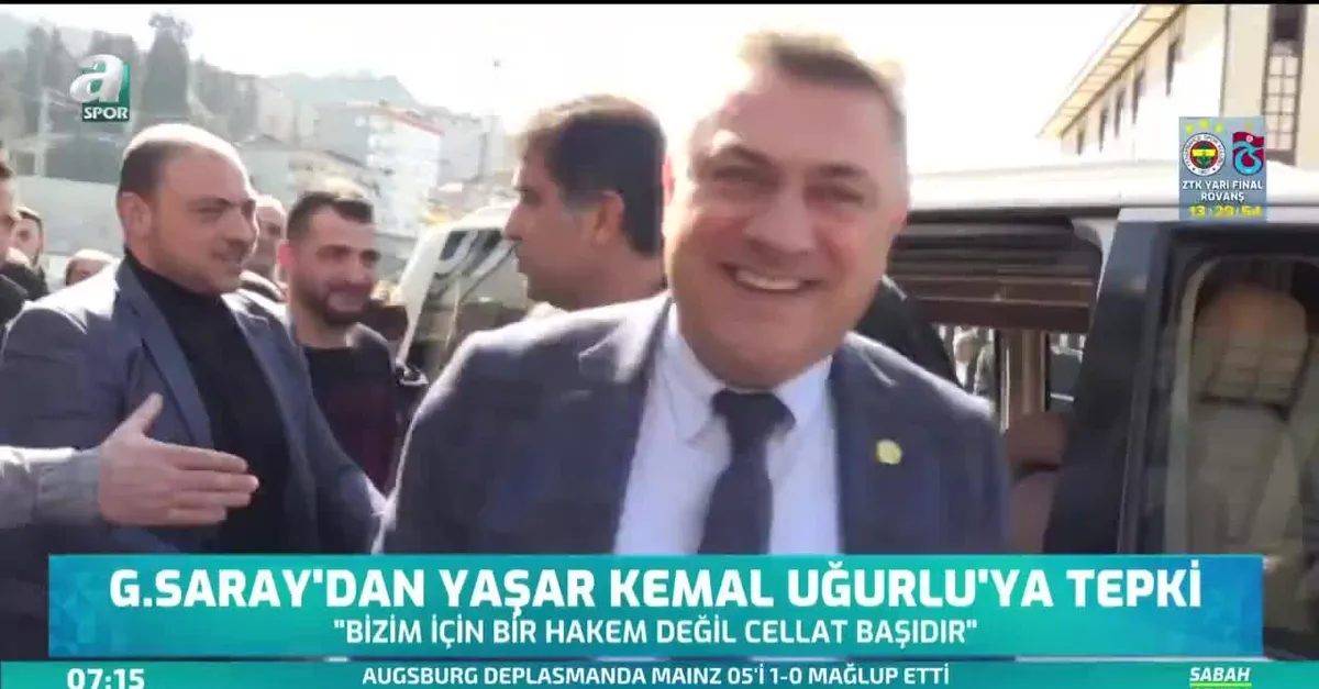 G.Saray'dan Yaşar Kemal Uğurlu'ya tepki
