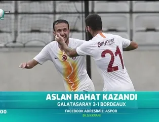 Galatasaray kampı galibiyetle noktaladı