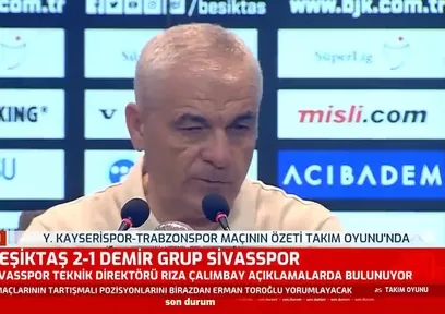 Rıza Çalımbay maç sonu konuştu! "Kapanmadan galibiyet için oynadık"