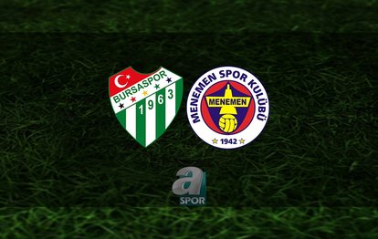 Bursaspor - Menemenspor maçı ne zaman, saat kaçta ve hangi kanalda? | TFF 1. Lig