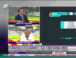 Erman Toroğlu'dan kırmızı kart yorumu