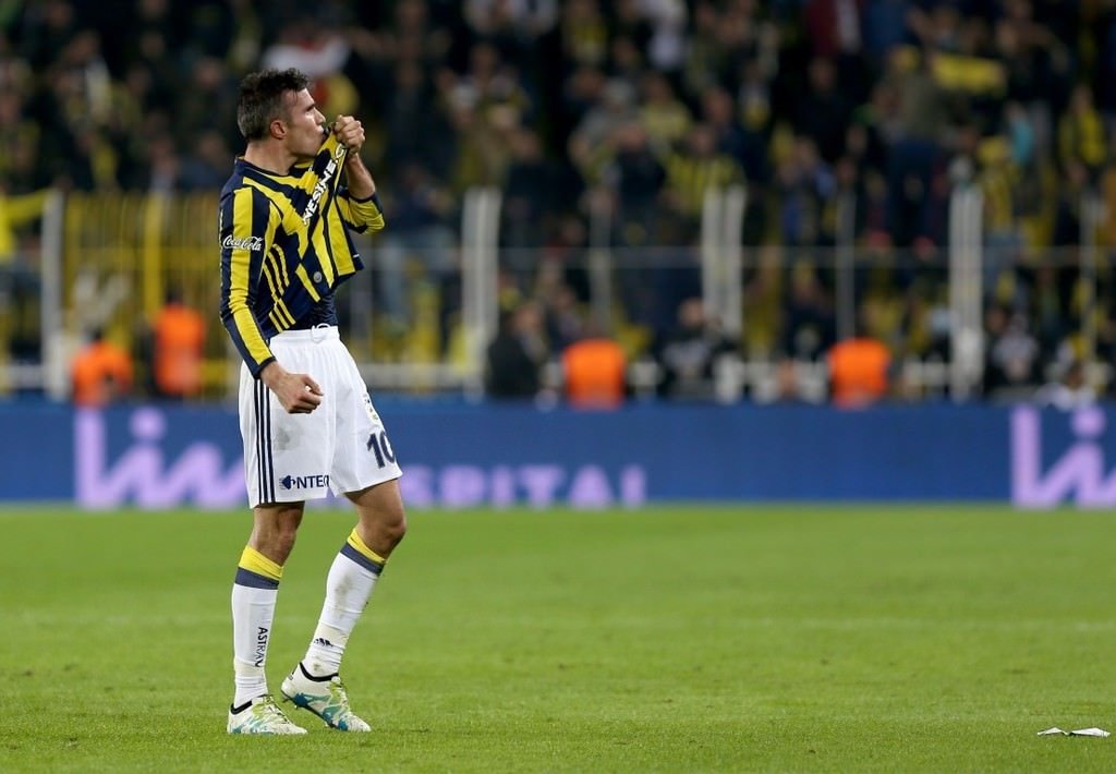 Fenerbahçe-Galatasaray karşılaşmasından kareler