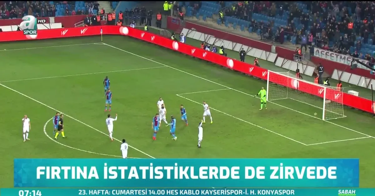 'Fırtına' istatistiklerde de zirvede