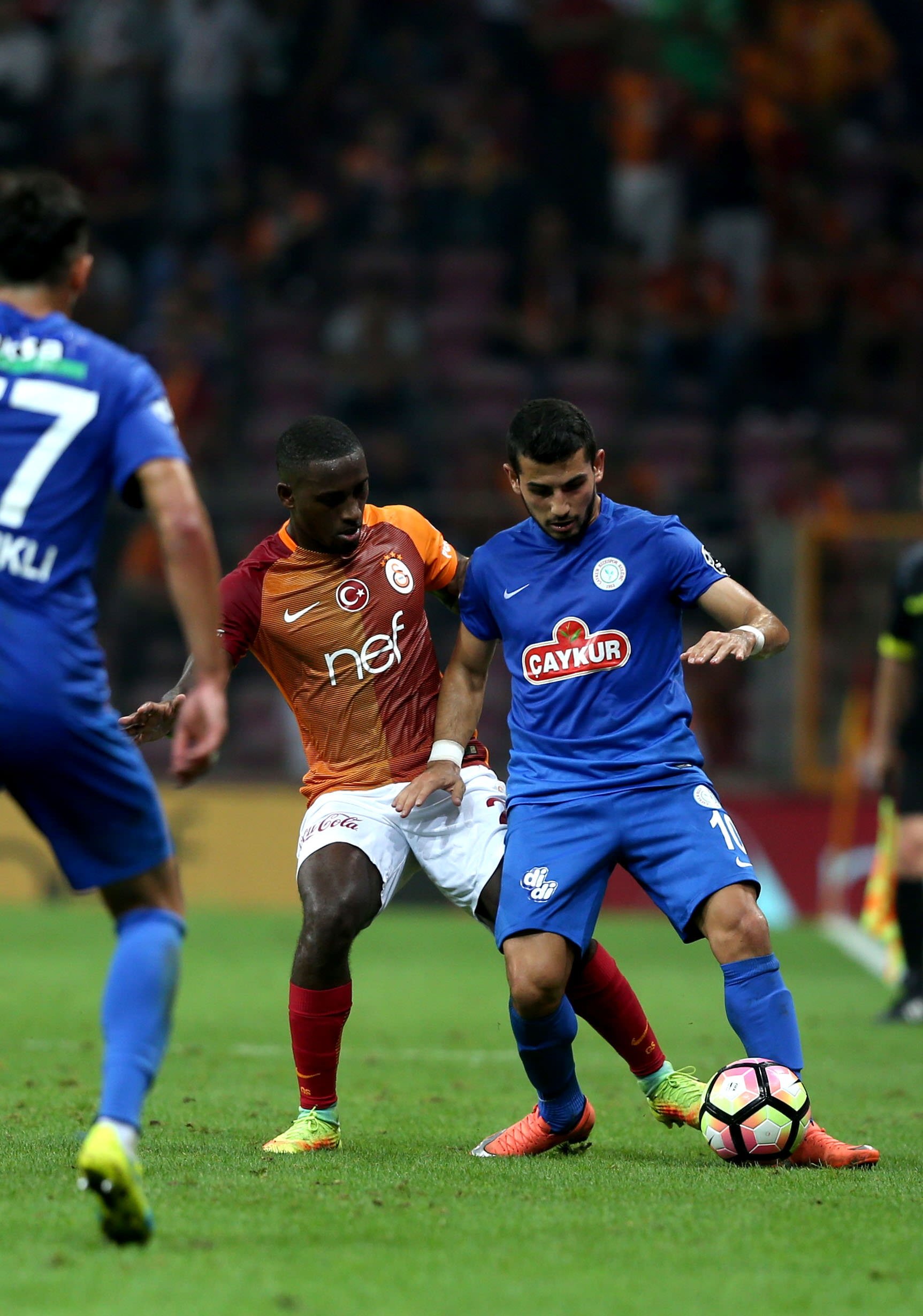 Galatasaray-Rizespor maçından kareler