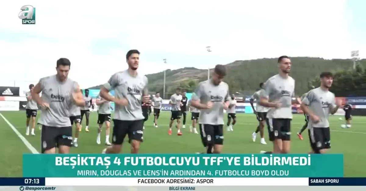 Beşiktaş 4 futbolcuyu TFF'ye bildirmedi