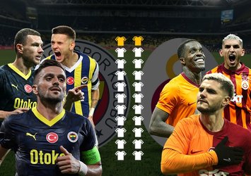 İşte derbi 11'leri!