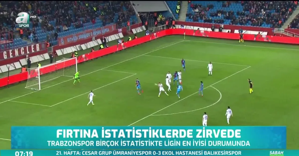 Fırtına istatistiklerde zirvede