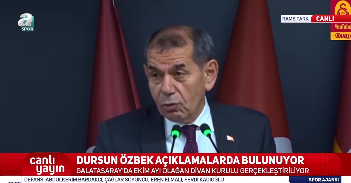 Galatasaray Başkanı Dursun Özbek'ten müjde!
