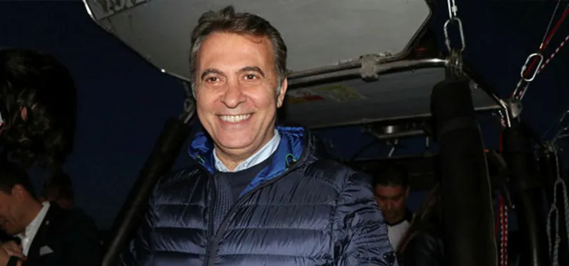 Başkan Beşiktaş balonuyla uçtu