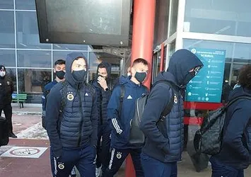 Fenerbahçe kafilesi Erzurum'da