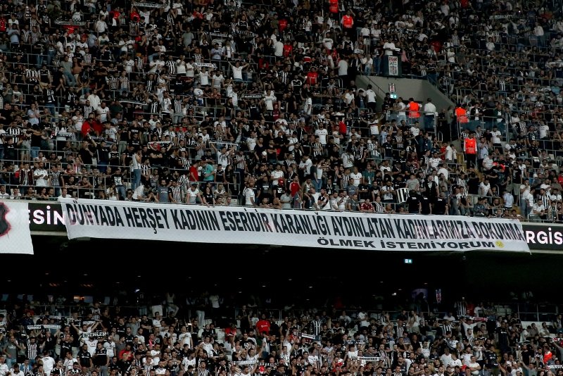 Beşiktaş - Ç. Rizespor maçından kareler