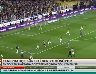 Fenerbahçe sürekli geriye düşüyor