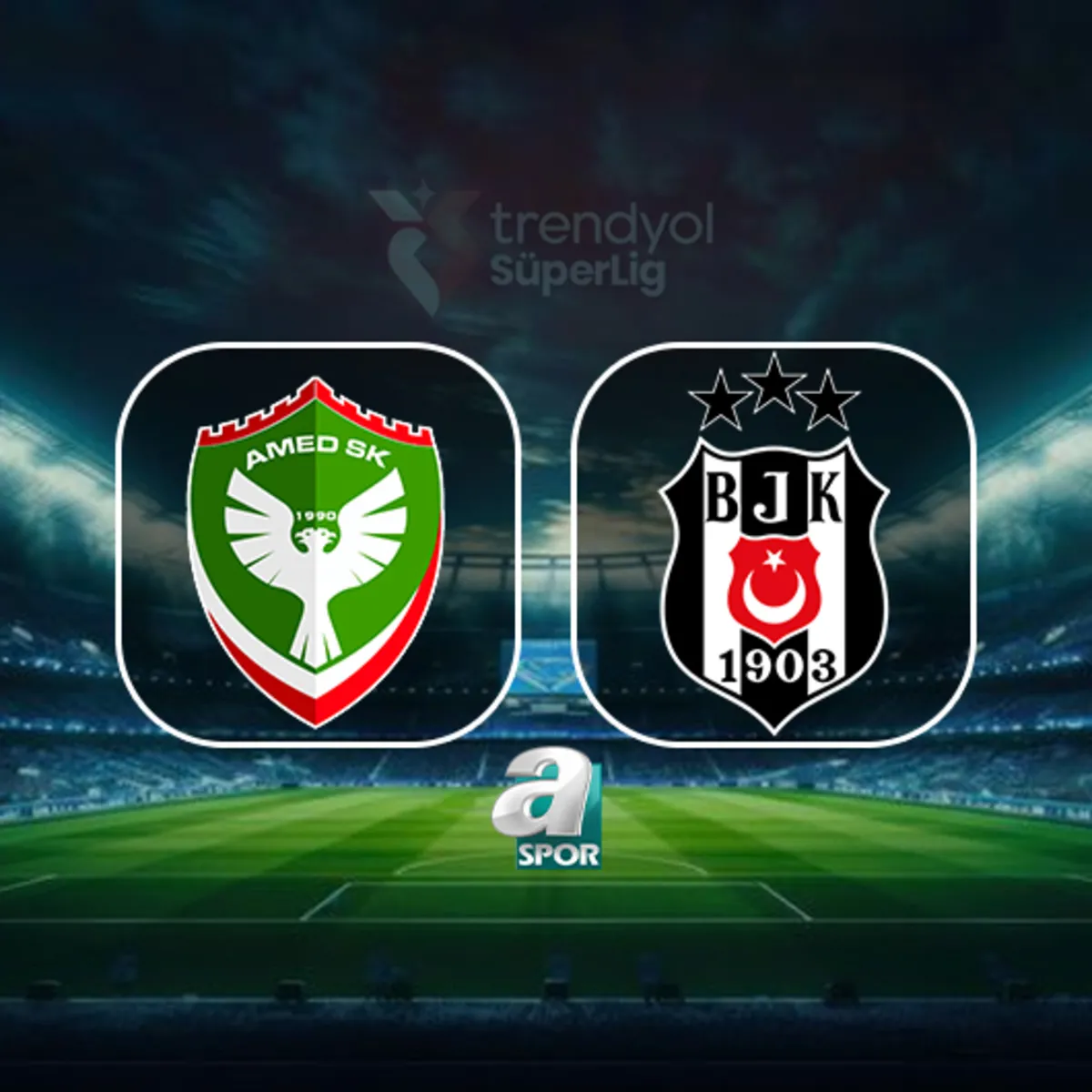 Amedspor-Beşiktaş maçı ne zaman, saat kaçta?