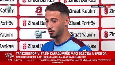 Trabzonspor'da Arif Boşluk: Kupayı hedef olarak görüyoruz!