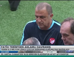 Fatih Terim'den anlamlı davranış