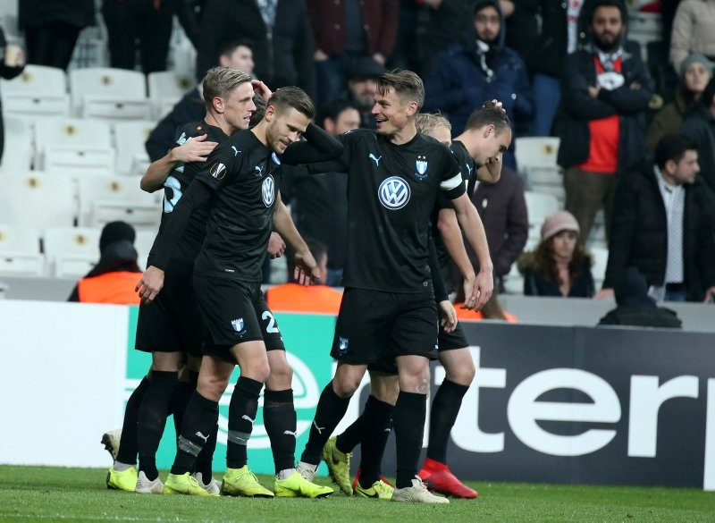 Beşiktaş - Malmö maçından kareler