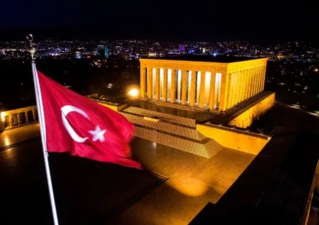 Anıtkabir özel izinle ilk kez böyle görüntülendi
