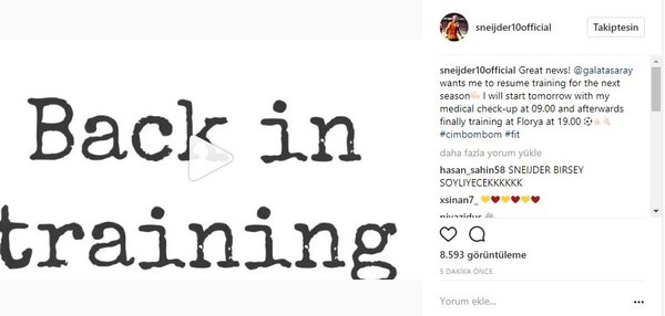 Wesley Sneijder'de flaş gelişme - 1