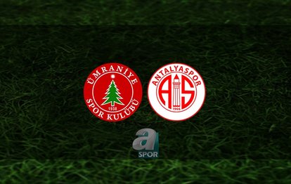 Ümraniyespor - Antalyaspor maçı ne zaman, saat kaçta ve hangi kanalda? | Süper Lig