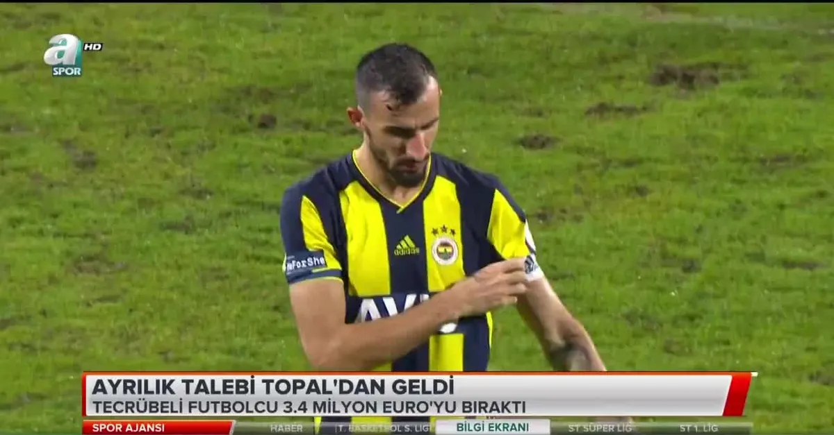 Ayrılık talebi Topal'dan geldi