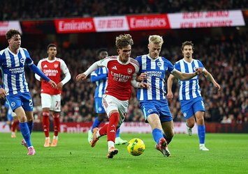 Arsenal Brighton 2 golle geçti!