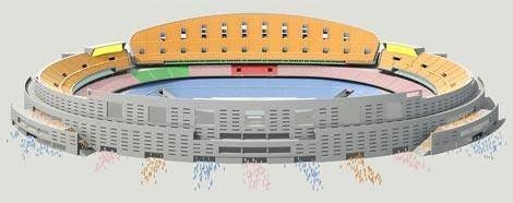 İşte Atletico Madrid’in yeni stadı: Estadio de la Peineta...