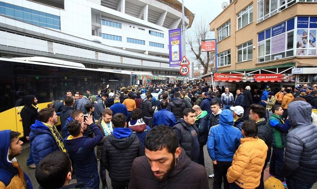 Fenerbahçe taraftarı Vodafone Arena’da