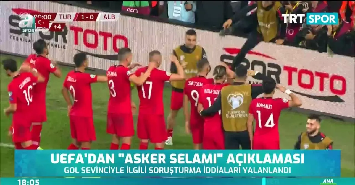 UEFA'dan 'asker selamı' açıklaması