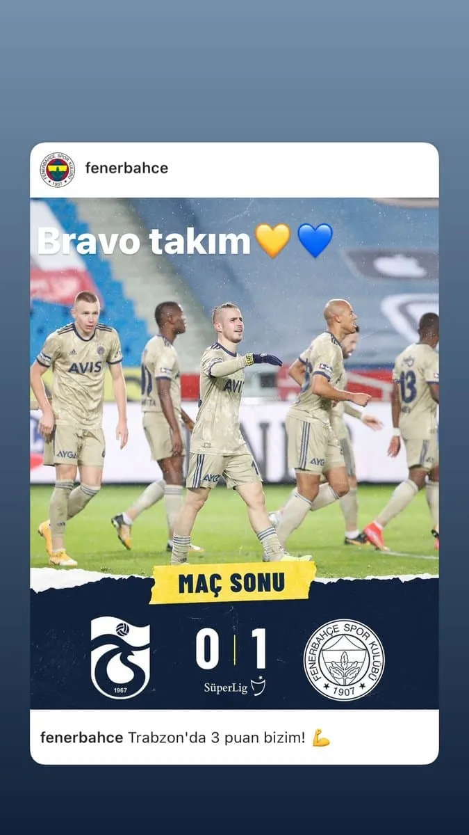 Son dakika spor haberleri: Caner Erkin'den Trabzonspor - Fenerbahçe maçı sonrası galibiyet paylaşımı! - 1